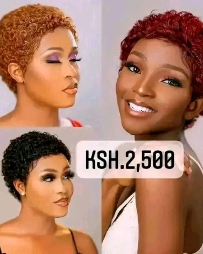 short water curl wigs