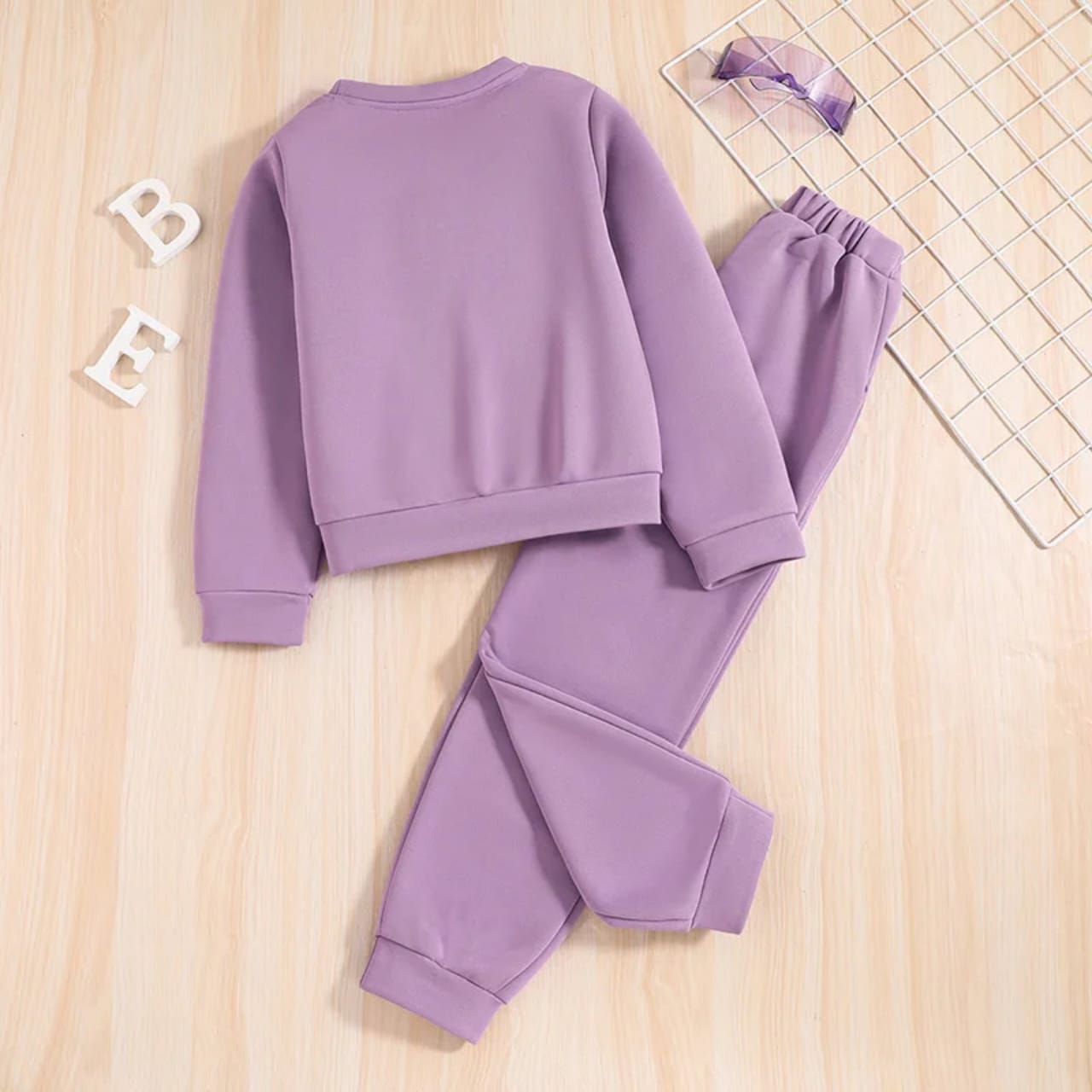 Children's Clothing Girls' Suit Spring New Children Long-sleeved Sweater Casual Trousers Two-piece Set