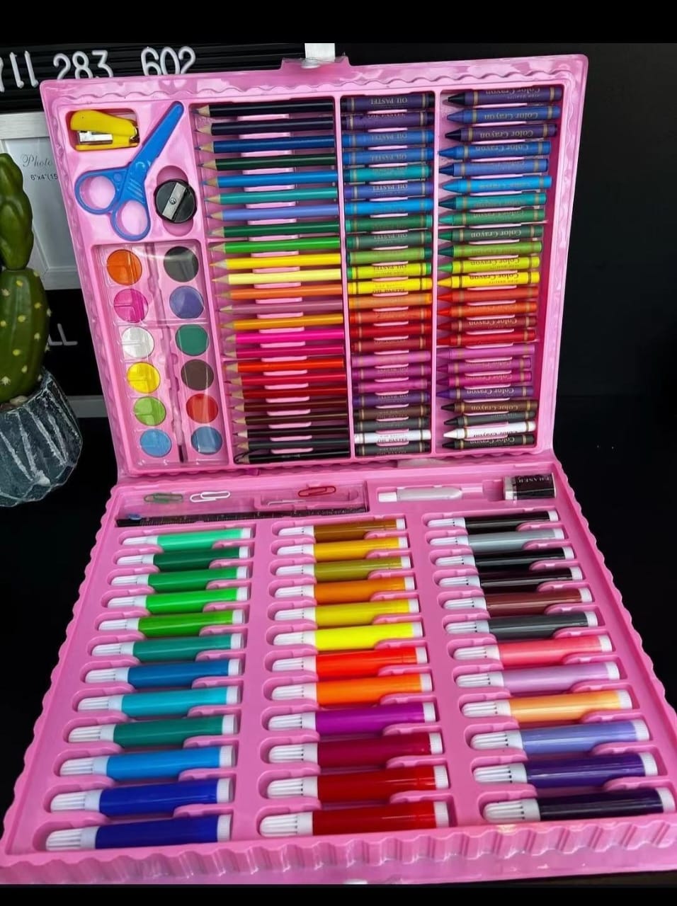 Kids Art Drawing And Colouring Set
