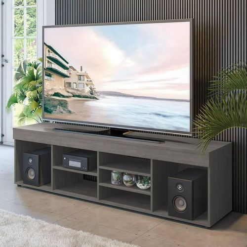 Minimalist Modern TV Stand - 5ft Gray