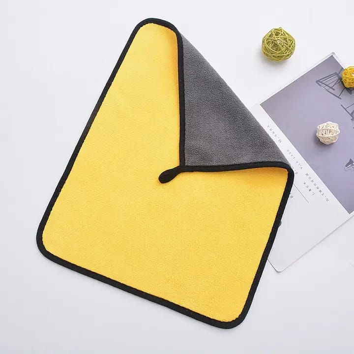 Super absorbent coral fleece kitchen towels,Packof4
