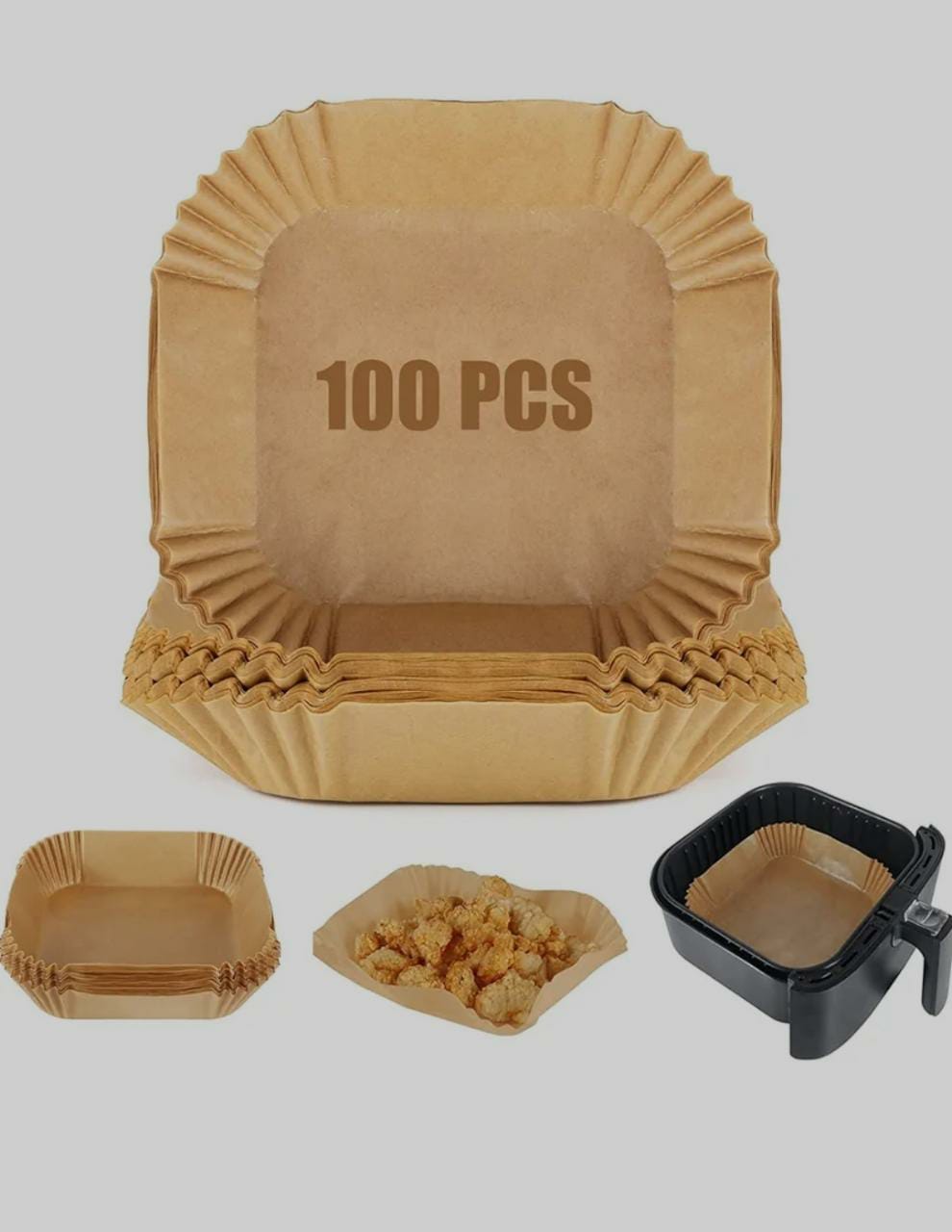 square Fryer Paper100pcs
