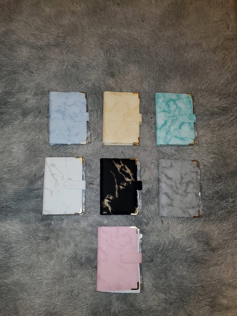 Budget binder Marble effect print