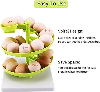 Sliding Spiral egg holder / fruit holder