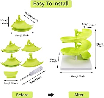 Sliding Spiral egg holder / fruit holder