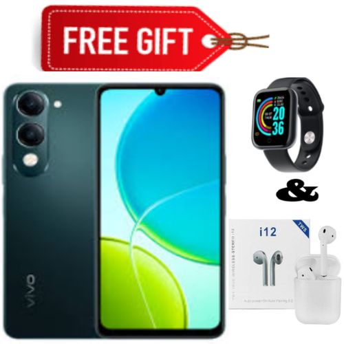 Vivo Y04 128GB+4GB(2+2) 6.74" 90Hz Display Android 4G 5500mAh Smart Phones 1 Years warranty phone IP64 Dust/Water Resistant 13MP Camera 15W Fast Charging Smartphone