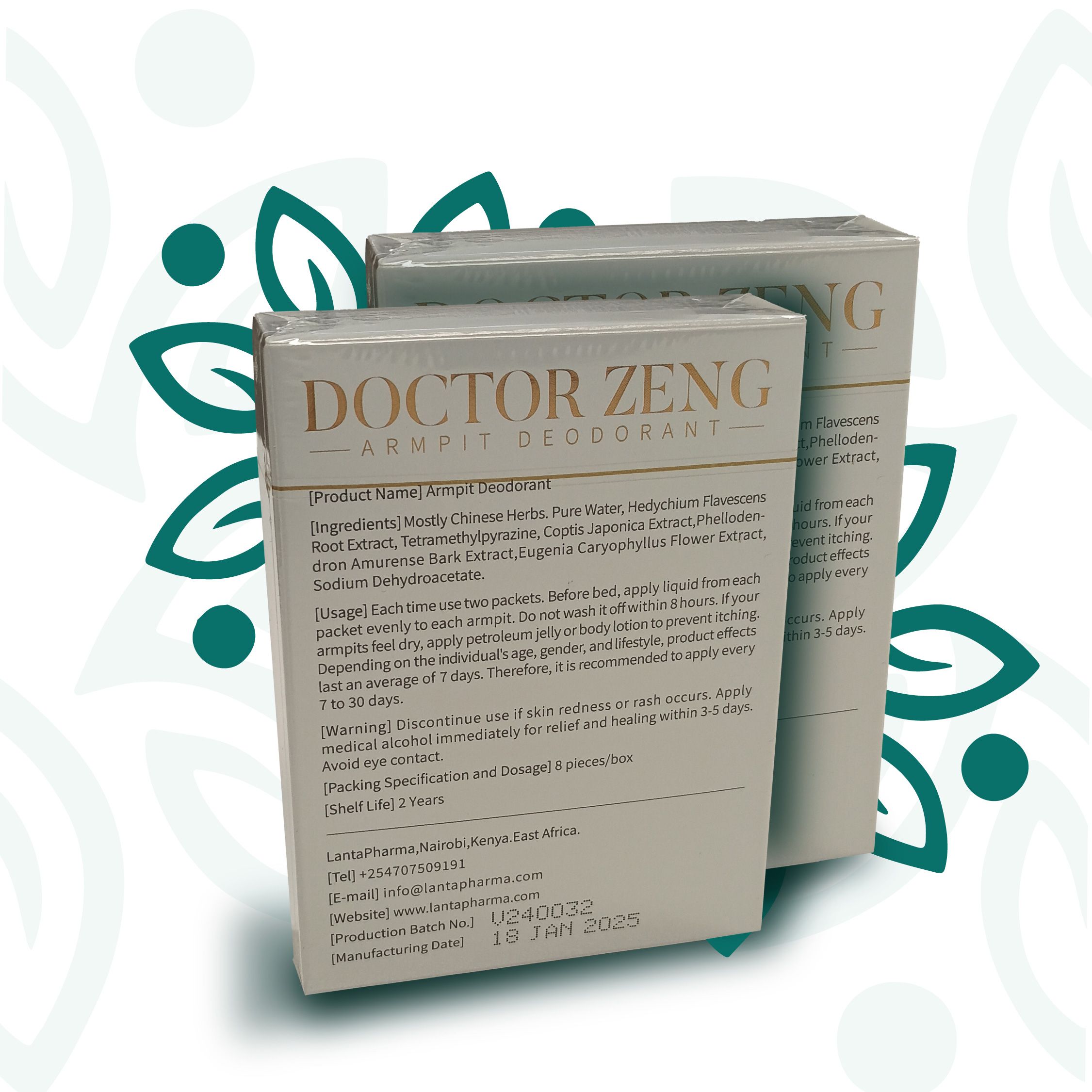 Doctor Zeng Herbal Armpit Deodorant