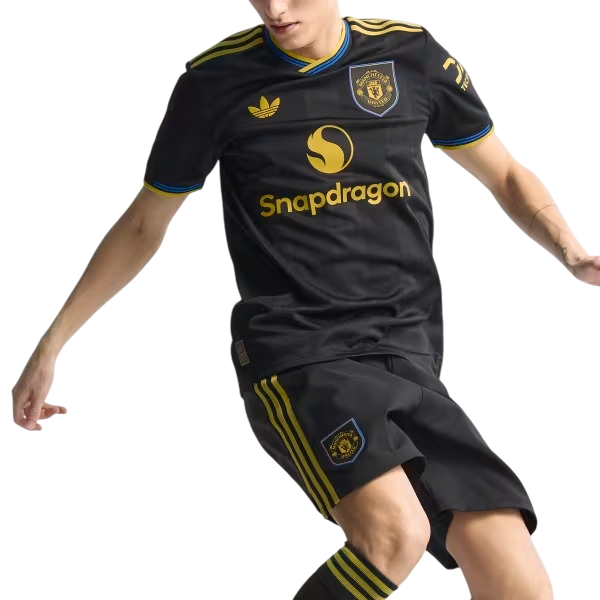 Manchester United FC 25/26 Black Fan Jersey – Premium Football Training Shirt for Men & Women