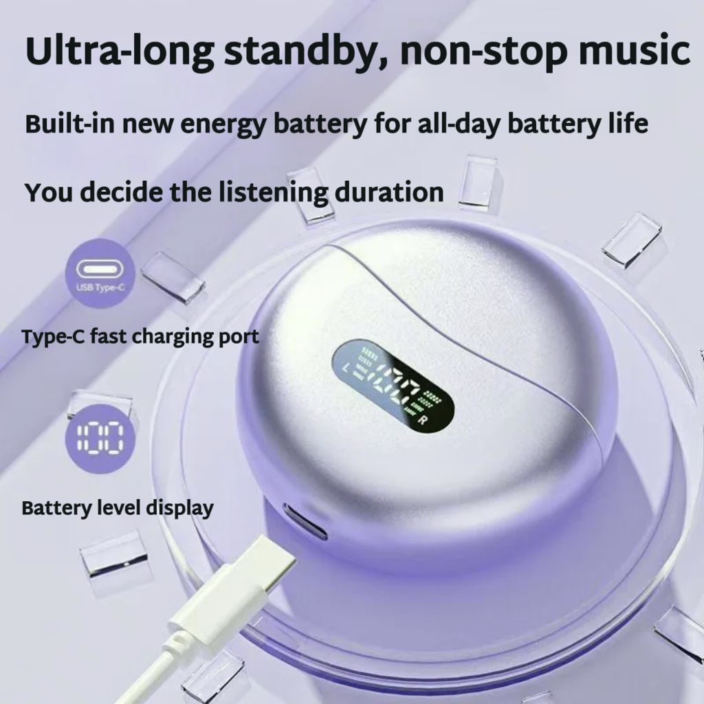 Q71 Clip-on Bluetooth earphones earbuds wireless earpods Sikio wireless earphones