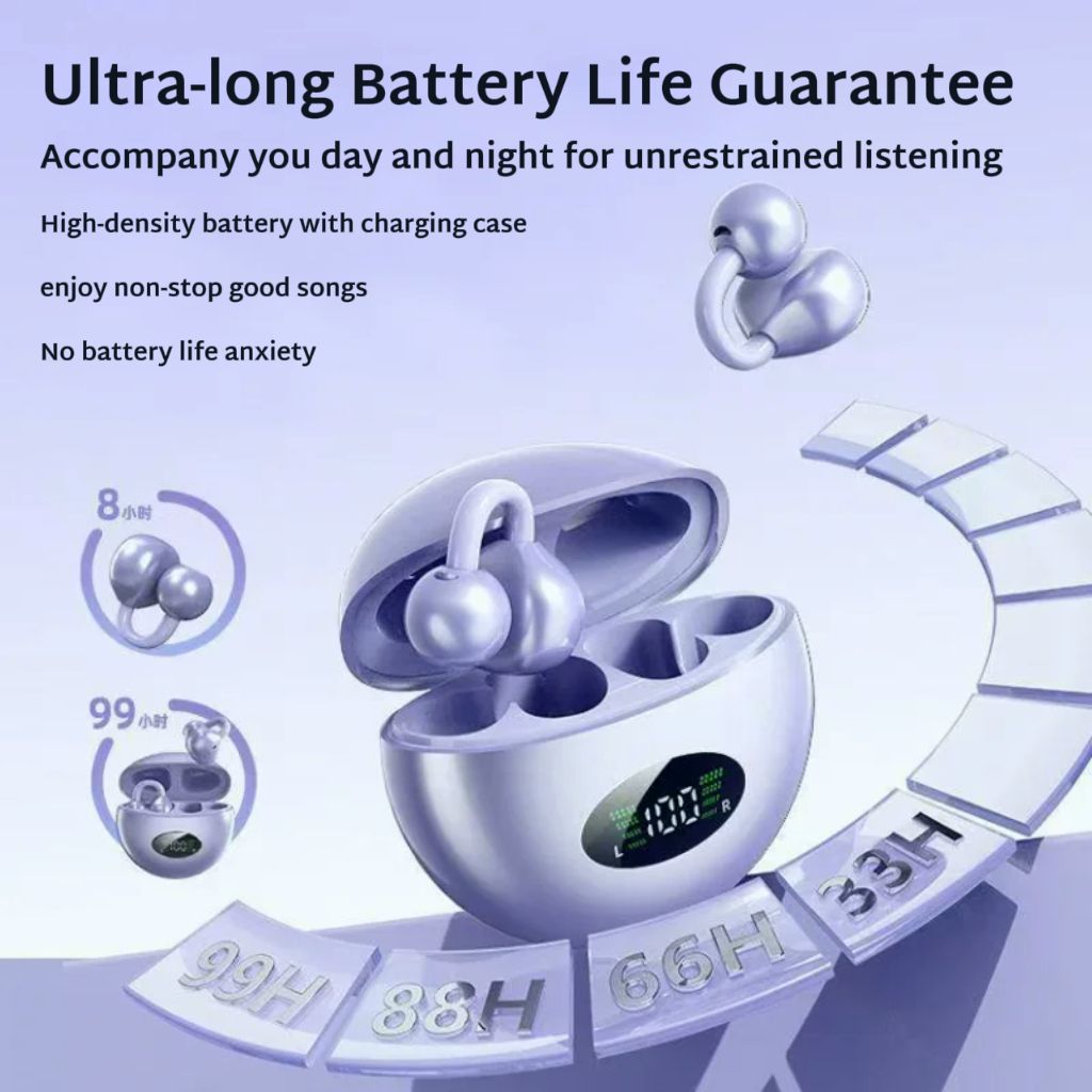 Q71 Clip-on Bluetooth earphones earbuds wireless earpods Sikio wireless earphones