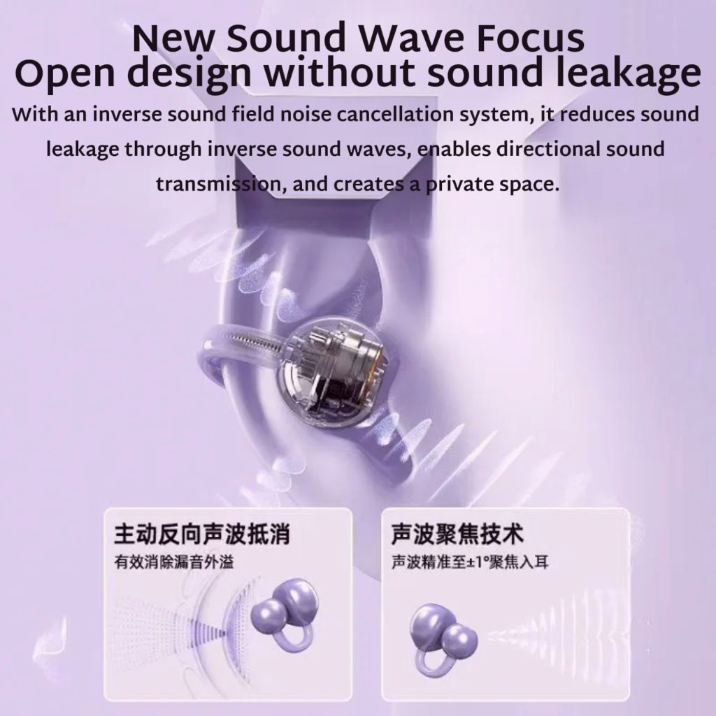 Q71 Clip-on Bluetooth earphones earbuds wireless earpods Sikio wireless earphones