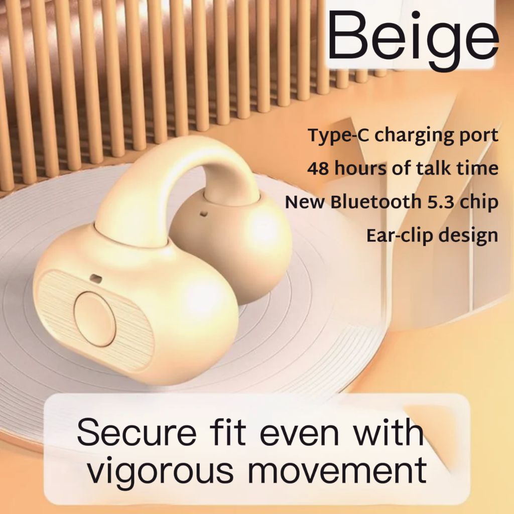 M29   Single-Ear / Clip-on Bluetooth earpods / Ear-clip Bluetooth earbuds / Clip-on wireless earbuds / wireless earphones | Earphone | Earbud | Earpod | Ear