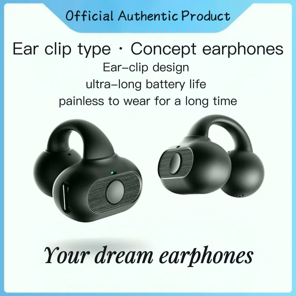 M29   Single-Ear / Clip-on Bluetooth earpods / Ear-clip Bluetooth earbuds / Clip-on wireless earbuds / wireless earphones | Earphone | Earbud | Earpod | Ear