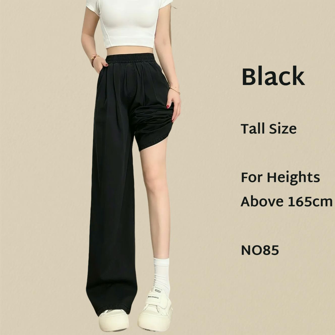 Women's Tencel Straight-Leg Jeans | Summer Lightweight High-Waist Loose Pants
Plus-Size Friendly | Slimming Drapey Ice Silk Wide-Leg Jeans for Curvy Figures