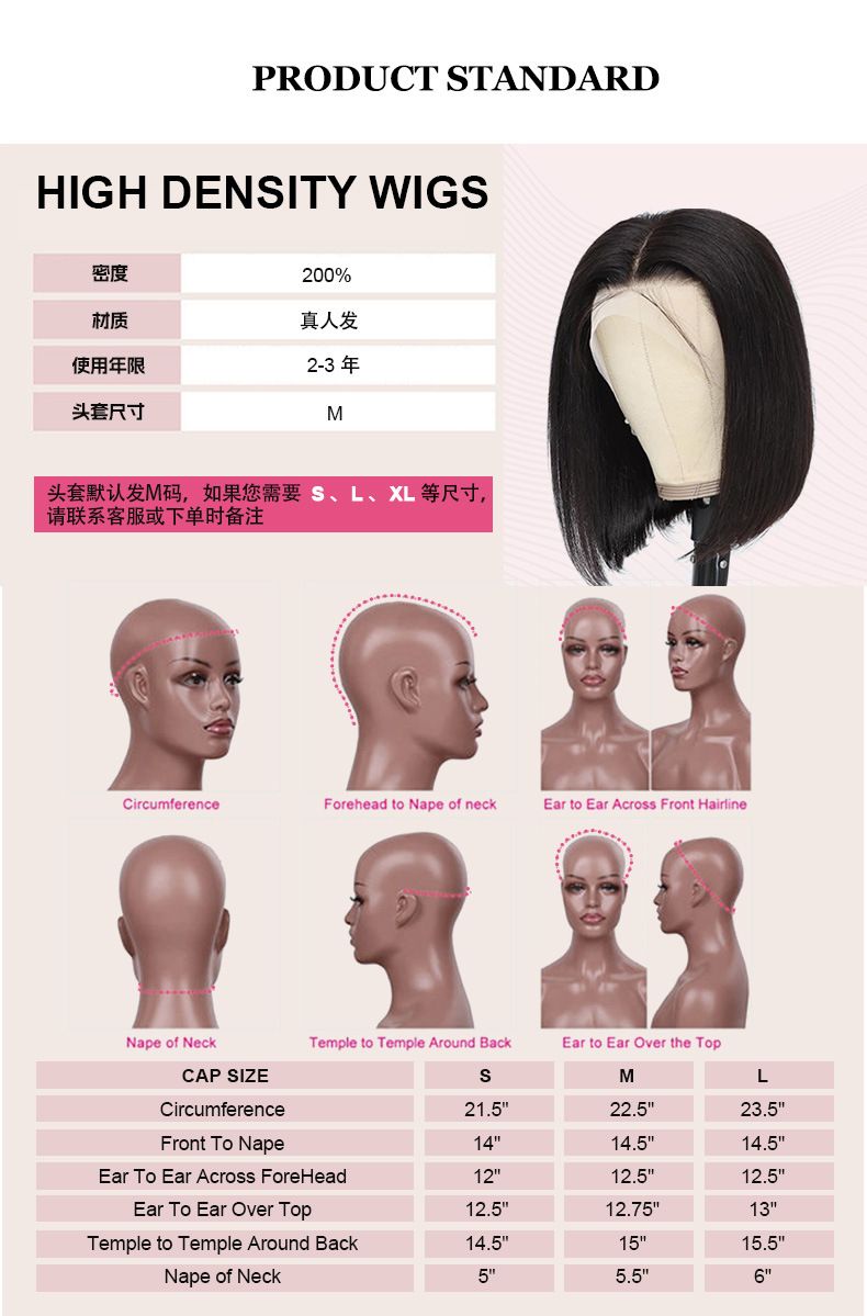 Women's Real Human Hair Wig   wig cap    Long Deep Wave   Heat Resistant & Easy to fashion Style      short & long  curls   200% density