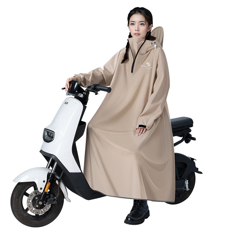 Oxford cloth thickened one-piece raincoat full-body rainproof  long-length design    Ideal for motorcycles/electric bikes and outdoor work   rain poncho  waterproof jackeket  anorak   macintosh（mac）