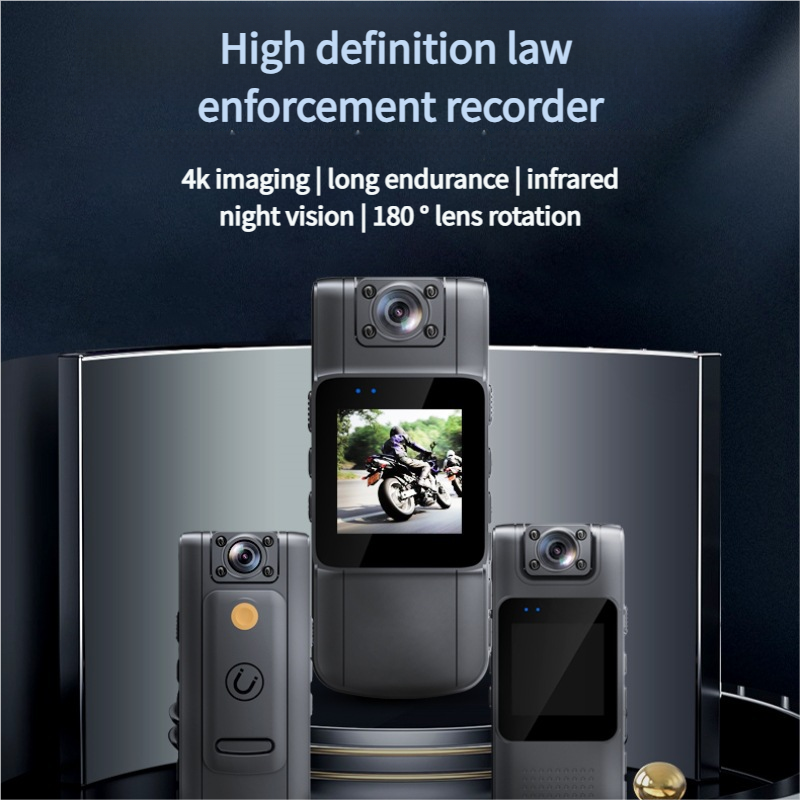 4K Ultra HD WiFi Action Camera | Pocket-Sized Portable Recorder for Cycling & Outdoor Adventures | Law Enforcement Recorder