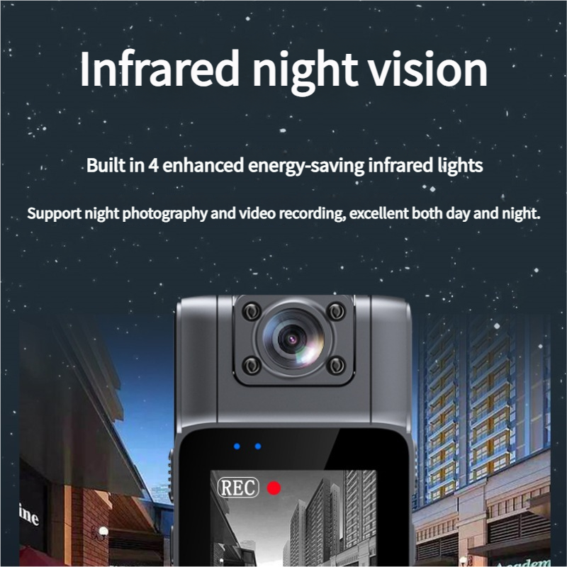 4K Ultra HD WiFi Action Camera | Pocket-Sized Portable Recorder for Cycling & Outdoor Adventures | Law Enforcement Recorder