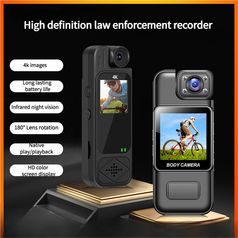 4K Ultra HD WiFi Action Camera | Pocket-Sized Portable Recorder for Cycling & Outdoor Adventures | Law Enforcement Recorder