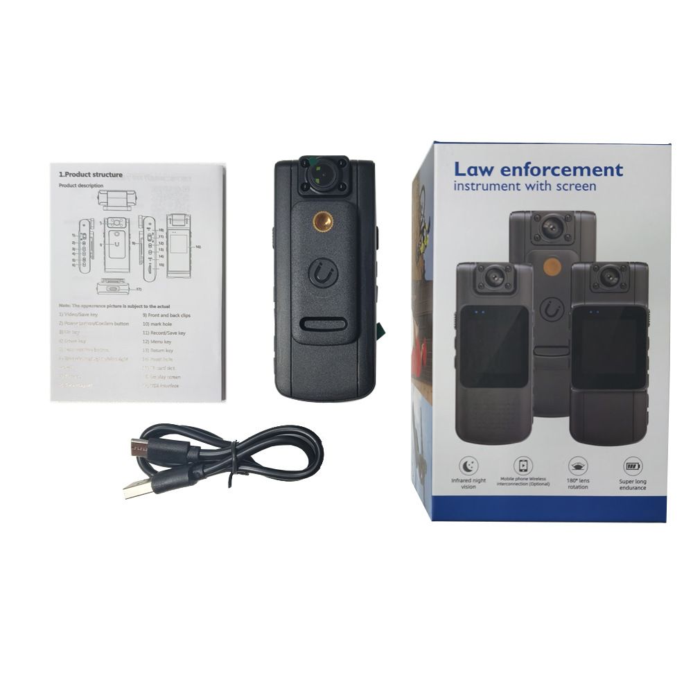 4K Ultra HD WiFi Action Camera | Pocket-Sized Portable Recorder for Cycling & Outdoor Adventures | Law Enforcement Recorder