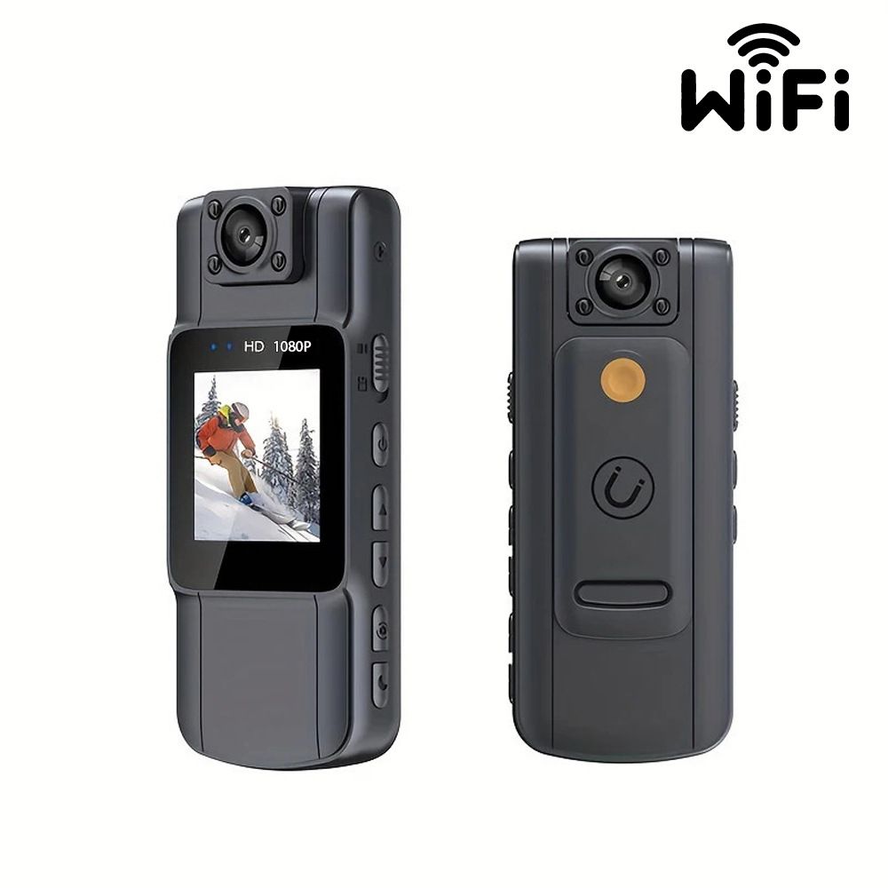 4K Ultra HD WiFi Action Camera | Pocket-Sized Portable Recorder for Cycling & Outdoor Adventures | Law Enforcement Recorder