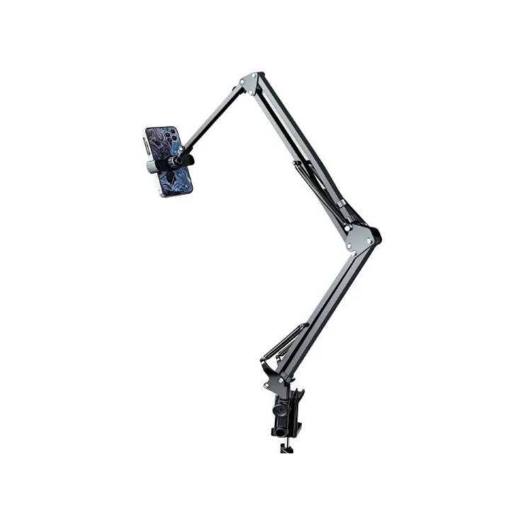 Stand | Mounts & Stands | Multi-Scenario Phone & Tablet Stand: For Dorm Beds / Desktop Overhead Shooting / Live Streaming / Lazy Bed Use | Mechanical Arm Version | Kitanda