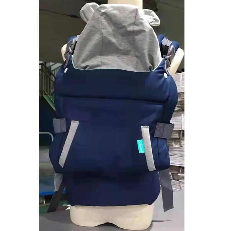 Baby Carrier 4-in-1 Double-Shoulder | All-Season with Hat | Exclusive for African Moms | UV-Protective | Breathable | Suitable for Newborns to 31 Months | Rainproof-windproof hat keeps child from cold