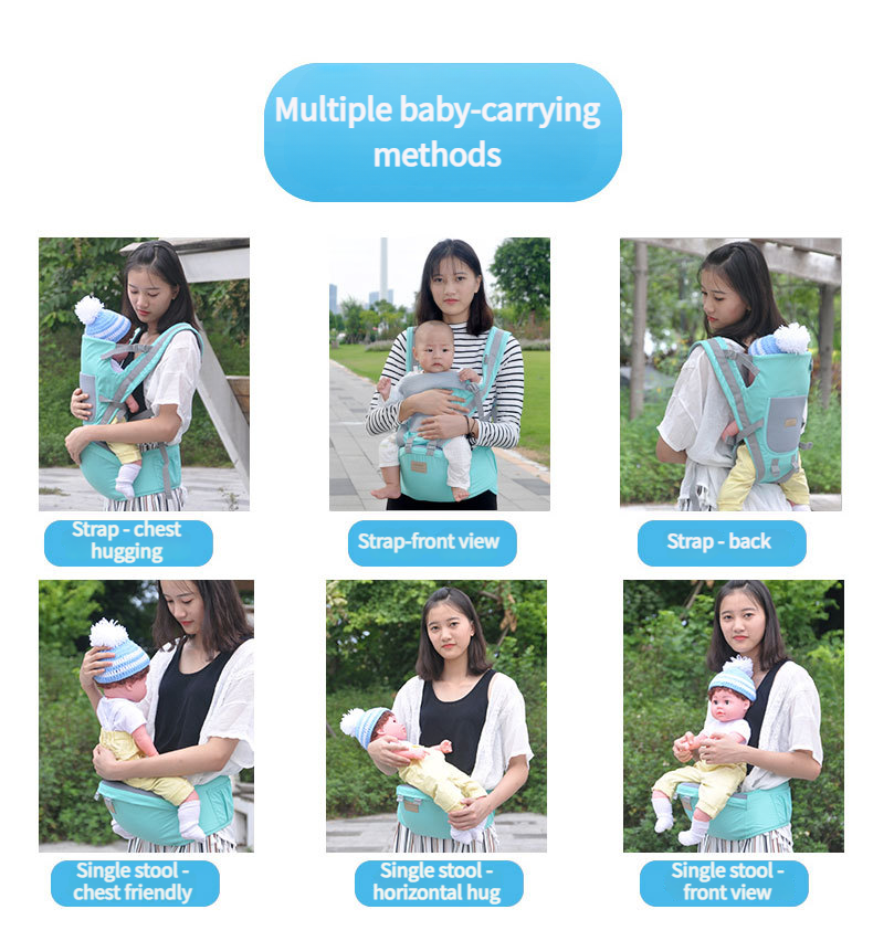 Baby Carrier (Newborn-36 Months) : Infant Hip Seat & Carrier | Breathable & Heat-Resistant | UV-Protective | Suitable for African Moms| All-Season Use | Wear-Resistant for African Outdoor Parenting