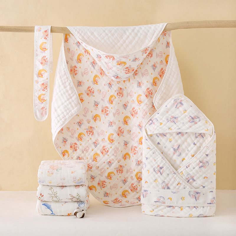 Kenyan Newborn Lightweight Swaddle Blanket - High-Density Class A 100% Cotton Muslin Gauze | Breathable Coverlet & Wrapping Cloth | Swaddle Wrap | Infant Swaddle Sack