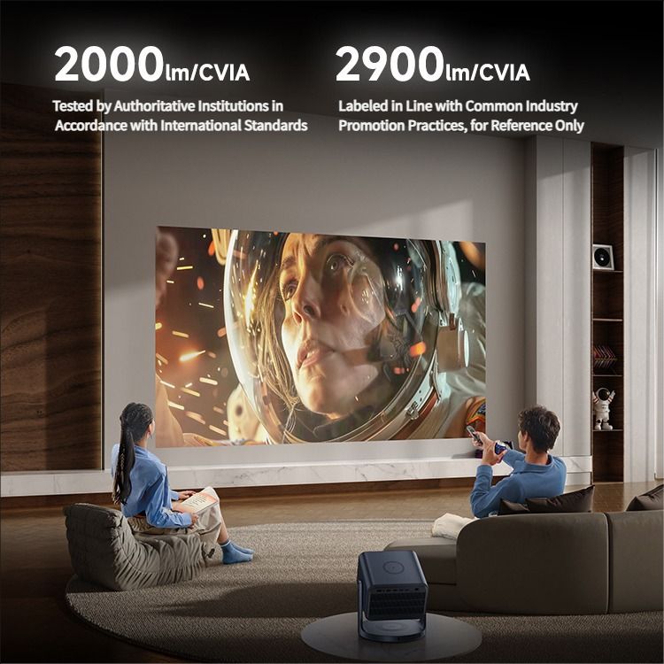 Hisense Vidda C2S 4K Ultra-Bright HD Triple-Color Laser Gimbal Projector - Home Theater TV
