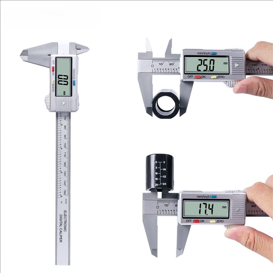 Electronic Digital Caliper | with LCD Display | High-Precision（0.01mm Resolution Caliper）| Stainless Steel Metal  (Measuring Tool) Kalipaa wa Vernier wa Elektroni