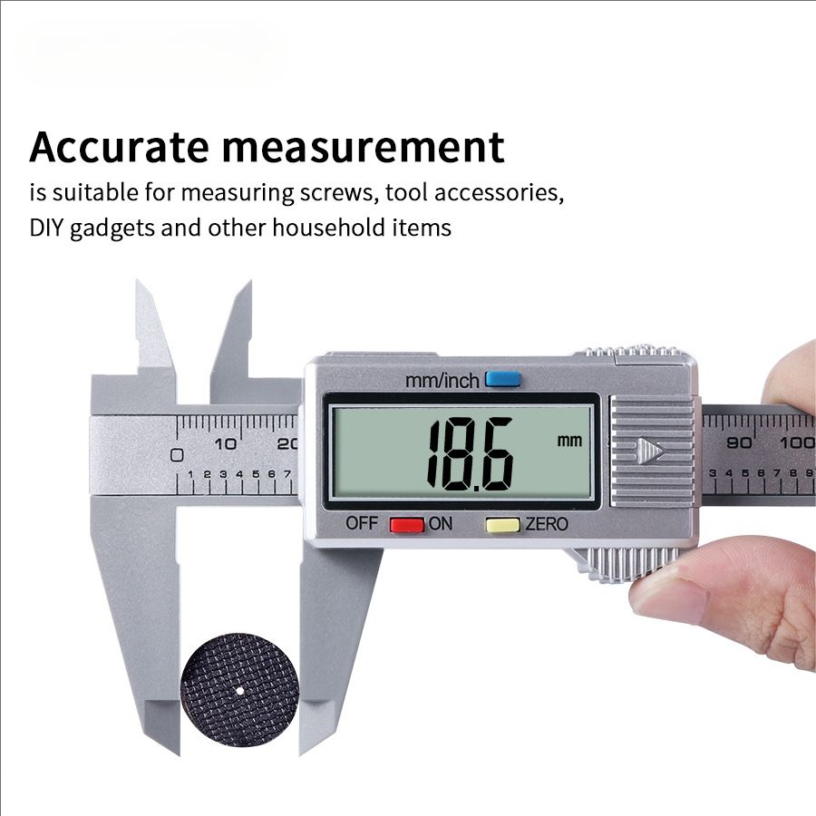 Electronic Digital Caliper | with LCD Display | High-Precision（0.01mm Resolution Caliper）| Stainless Steel Metal  (Measuring Tool) Kalipaa wa Vernier wa Elektroni