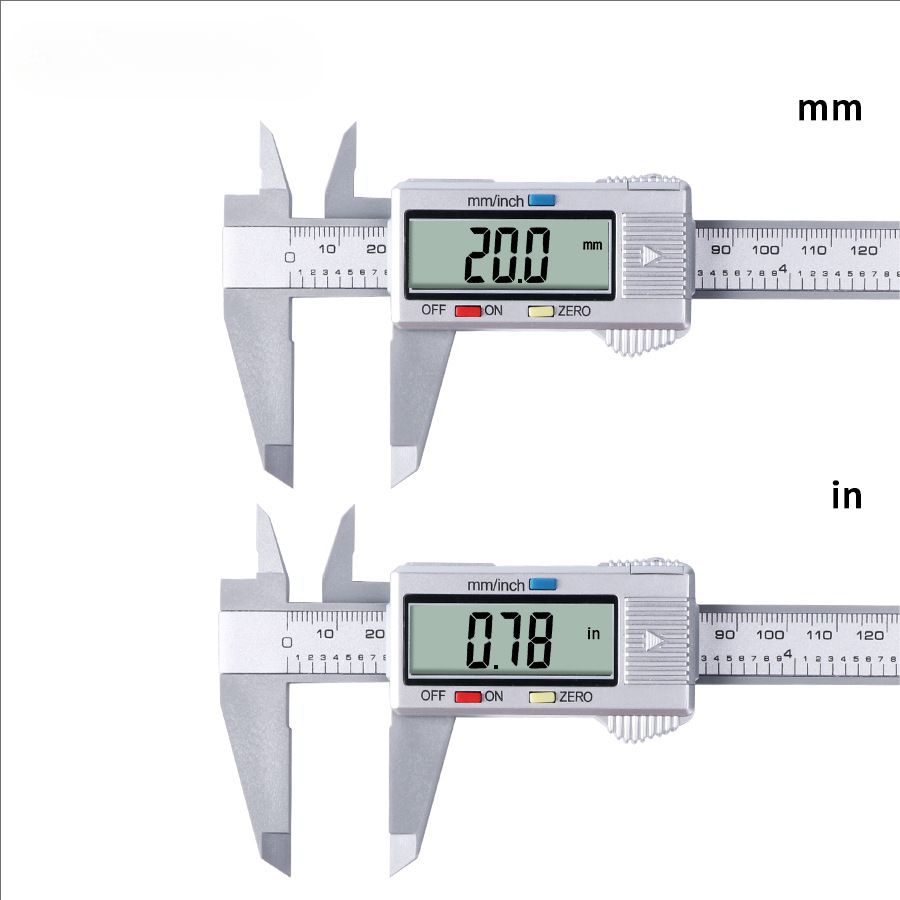 Electronic Digital Caliper | with LCD Display | High-Precision（0.01mm Resolution Caliper）| Stainless Steel Metal  (Measuring Tool) Kalipaa wa Vernier wa Elektroni