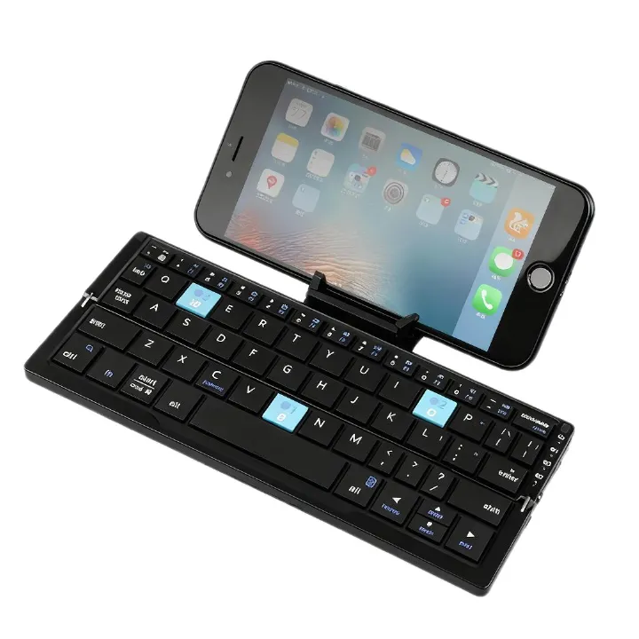 BOW Portable Folding Bluetooth Keyboard – Universal for Phones/Tablets | Compatible with Apple/Android | Wireless Keyboard