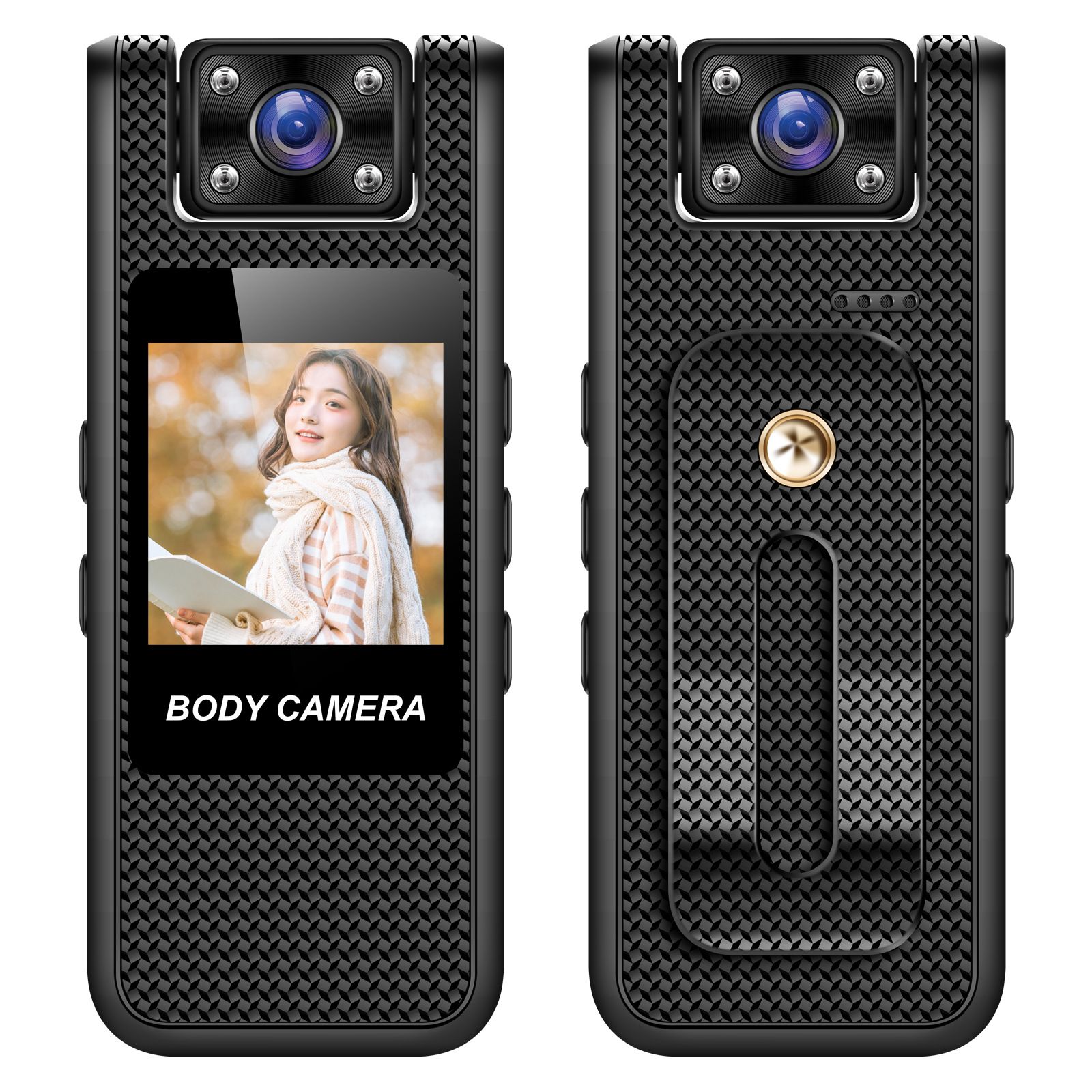 M11 Pocket-Sized & Portable HD Recorder - Clip-On Design for Law Enforcement / Cycling Sports / Daily On-the-Go Recording