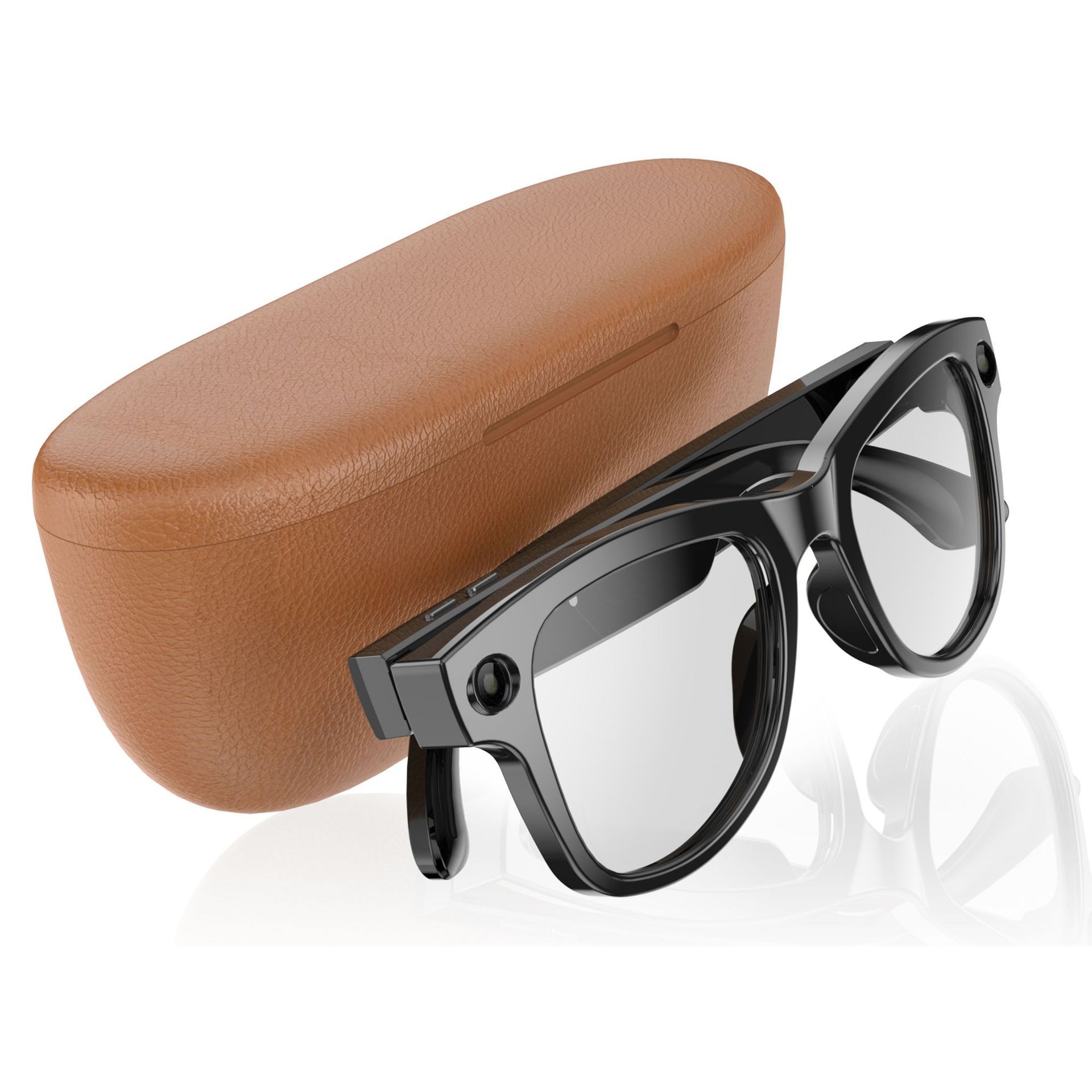 M02 Ultra Smart AI Glasses | 8MP Camera/WiFi/Object Recognition/Voice Translation/Reverse Charging Case