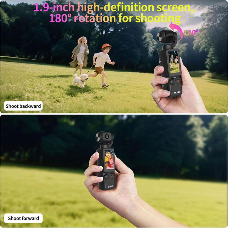 1080P Handheld Action Camera/All-Round Stabilization for Outdoor & Vlogging | digital pocket camera