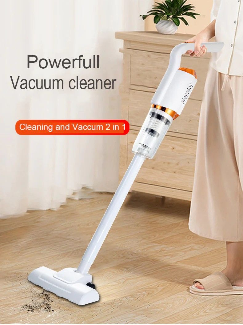 120W Wireless Rechargeable Car & Home Vacuum Cleaner – 7500Pa Suction, Cordless Handheld 2-in-1 Dual Use Mini Vacuum for Auto Interiors & Home Surfaces