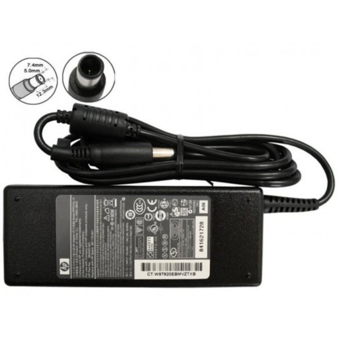 HP Big Pin Laptop Charger – 18.5V / 3.5A – Compatible with EliteBook, ProBook, Pavilion, Compaq (65W Replacement Charger)