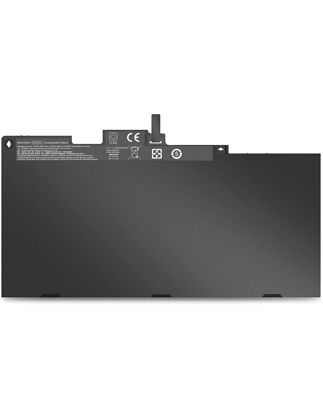 ⬛ HP CS03XL Laptop Battery – 11.4 V, ~46 Wh – Replacement for EliteBook 745/755/840/850 G3 & G4, ZBook 15u G3/G4