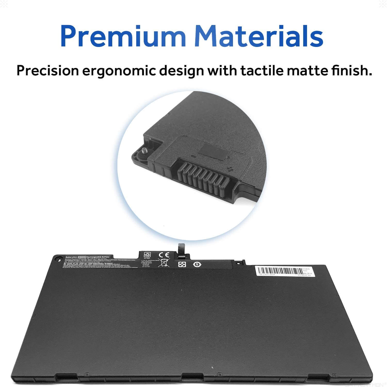 ⬛ HP CS03XL Laptop Battery – 11.4 V, ~46 Wh – Replacement for EliteBook 745/755/840/850 G3 & G4, ZBook 15u G3/G4