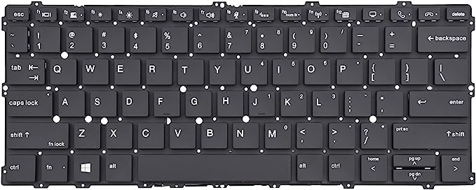 HP EliteBook x360 1030 G2 / G3 Replacement Keyboard – UK Layout, Backlit