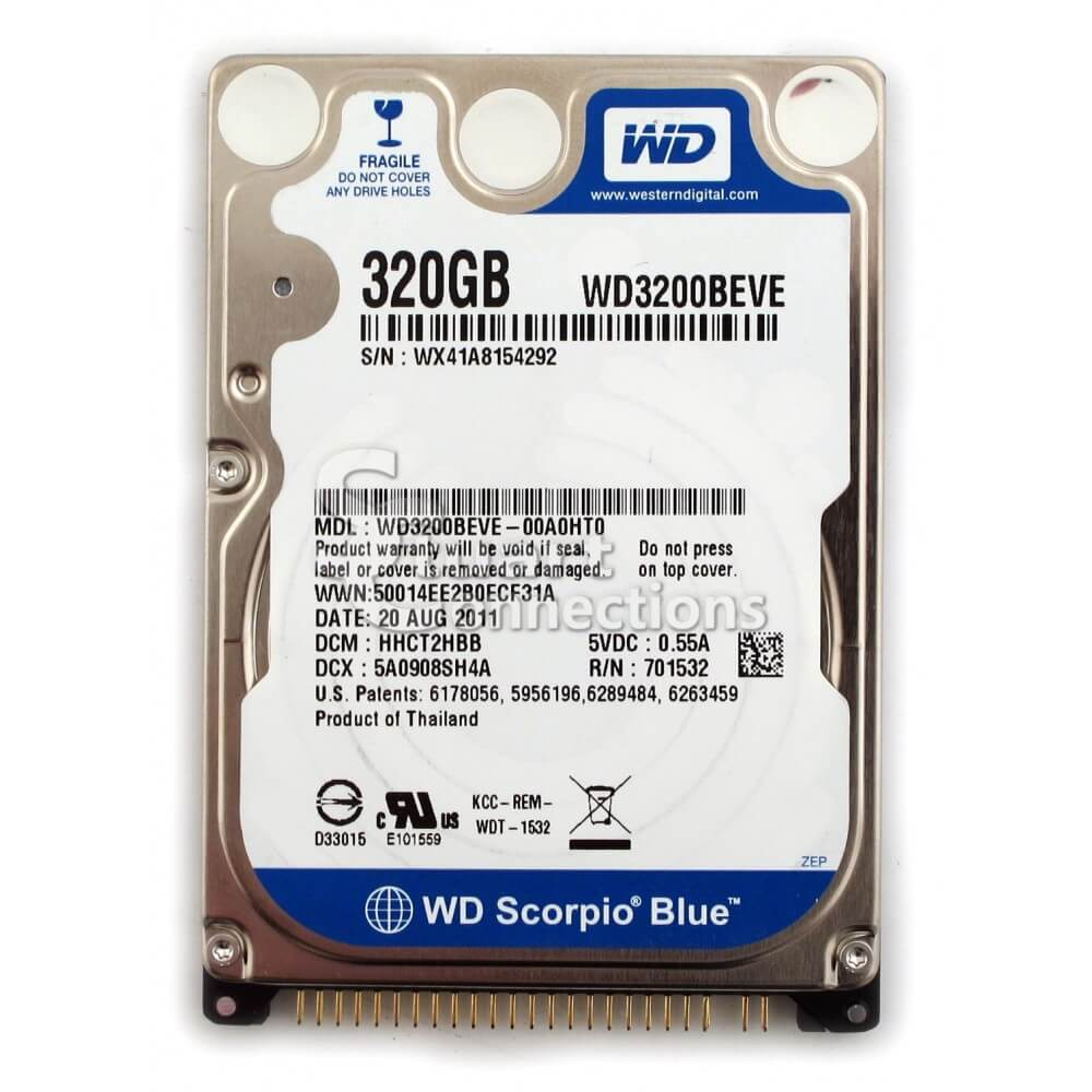 WD / Toshiba / Seagate Slim Laptop Internal Hard Disk – 320GB / 500GB / 1TB | Extra Fast Speed | SATA Interface