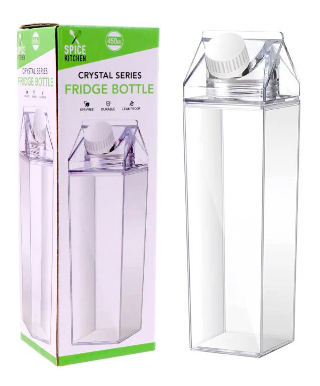 🟡 Multi-Purpose Fridge Space Saver Bottle – 1.5L Acrylic Storage for Milk, Juice, or Water | Leakproof + BPA-Free – Ksh 932