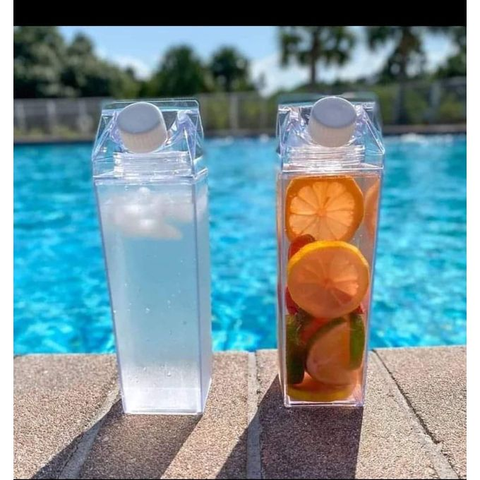 🟡 Multi-Purpose Fridge Space Saver Bottle – 1.5L Acrylic Storage for Milk, Juice, or Water | Leakproof + BPA-Free – Ksh 932
