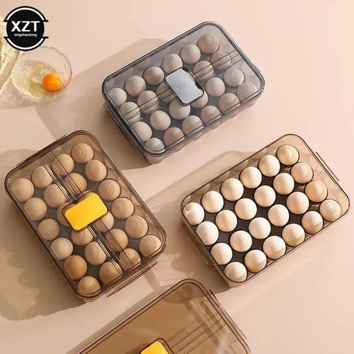 🥚🍳 24-Slot Acrylic Egg Tray – Clear Stackable Egg Storage Organizer | Durable & Stylish Kitchen Essential – Ksh 1,639