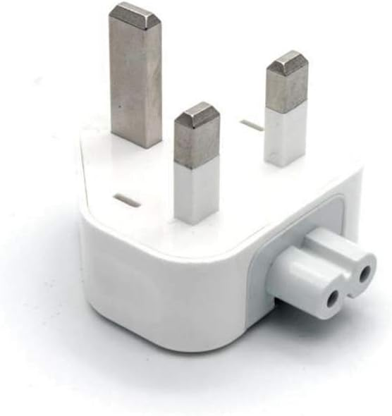 Apple 3-Pin Plug Adapter – UK Style Wall Connector for MacBook Chargers | Compatible with MagSafe & USB-C Bricks – Ksh 999
