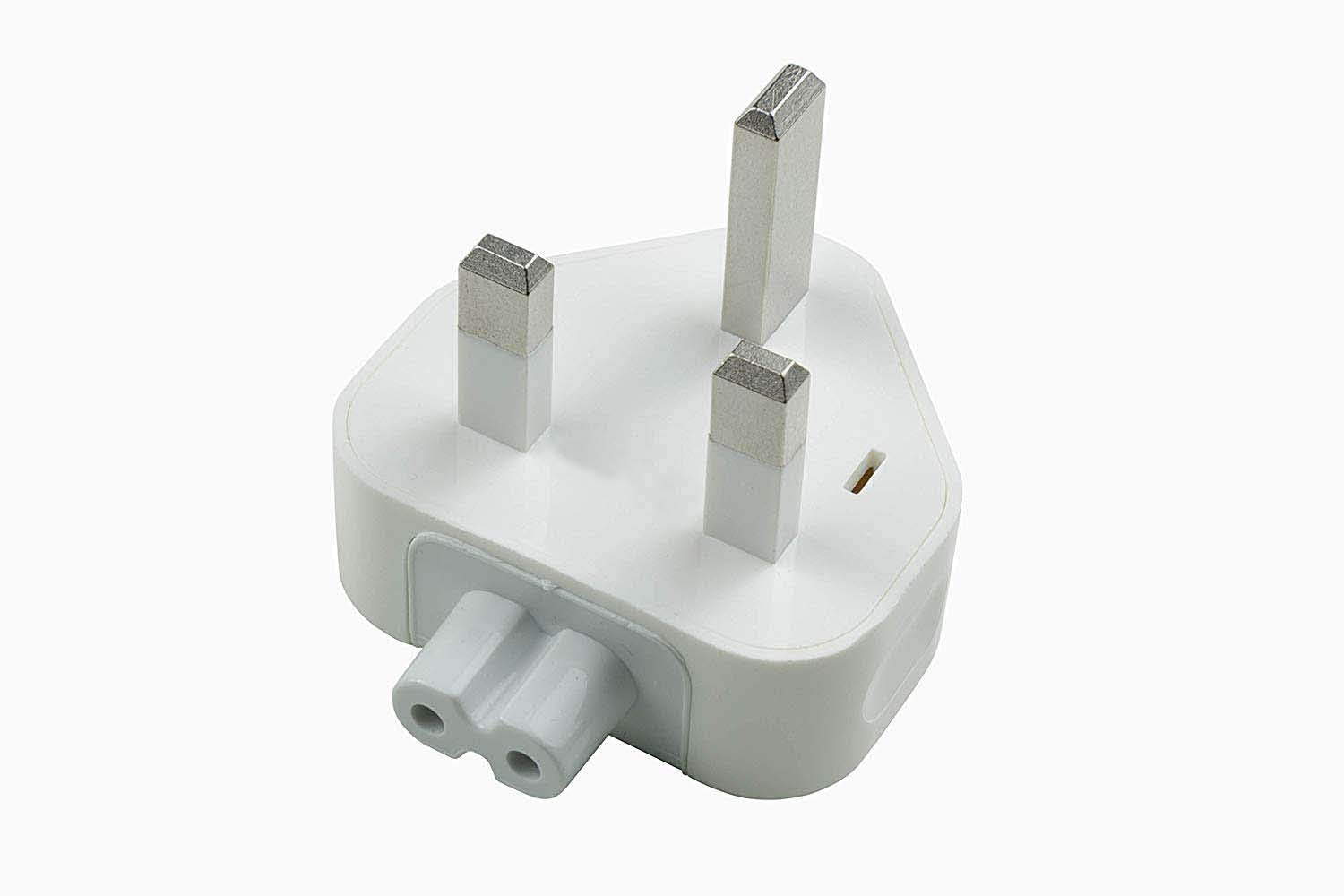 Apple 3-Pin Plug Adapter – UK Style Wall Connector for MacBook Chargers | Compatible with MagSafe & USB-C Bricks – Ksh 999