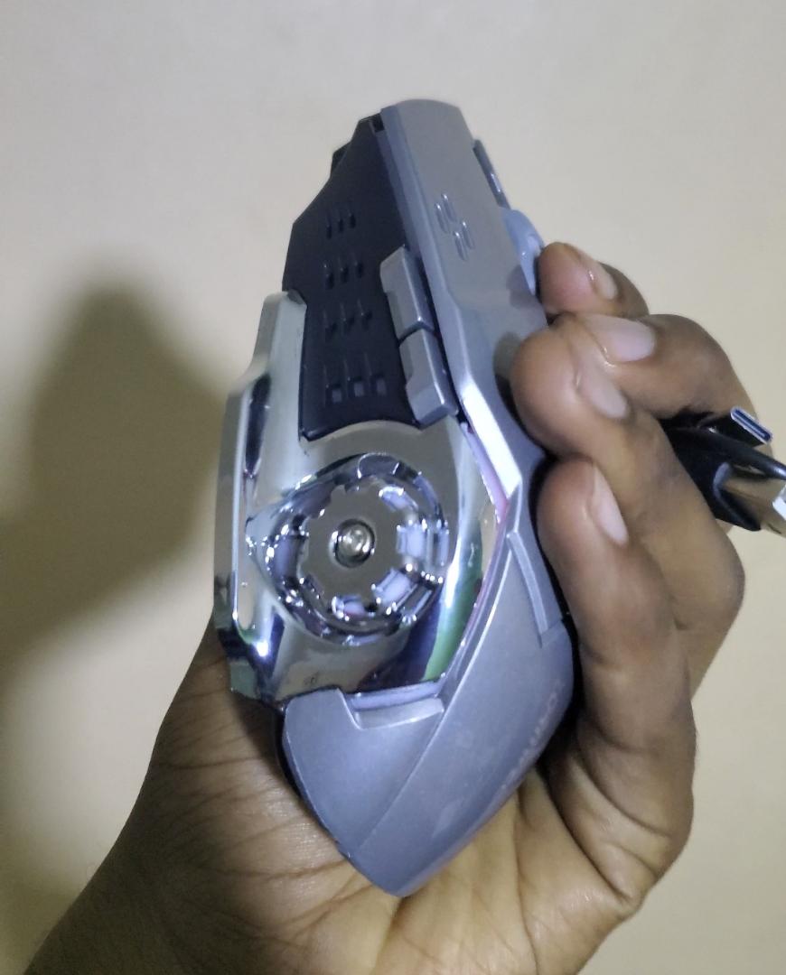 🎮Rechargeable Wireless Gaming Mouse – Silent Bluetooth + 2.4G + Type-C Charging – Mechanical RGB Backlight Mouse for PC/Laptop