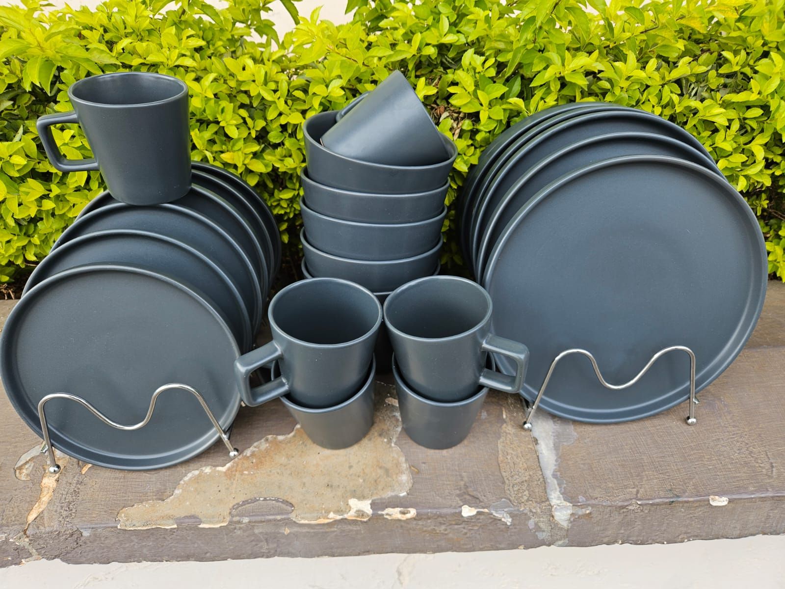 🍽️ 24-Piece Irish Dinner Set – Elegant Ceramic Plates, Bowls & Cups | Premium Quality Tableware for 6 People – Perfect for Dining, Gifting & Everyday Use 💎